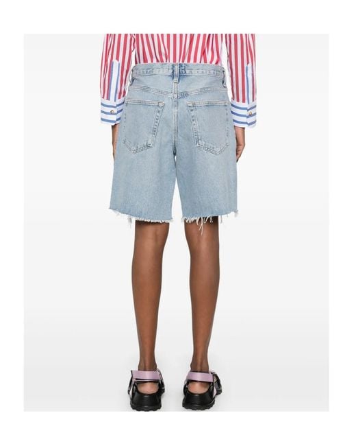 Agolde Blue Belt Loop Jeans