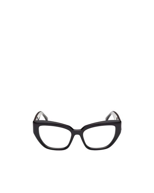 Max Mara White Cat-Eye Glasses