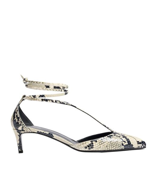 Khaite Metallic Pointed High Heels
