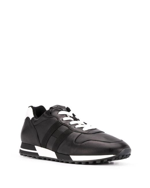 Hogan Black H383 Low-Top Sneakers for men