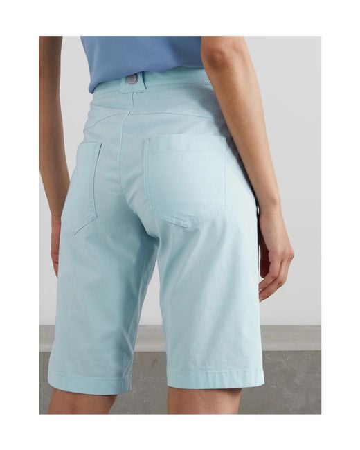 Bogner Blue Jolita Cotton-Blend Gabardine Golf Shorts