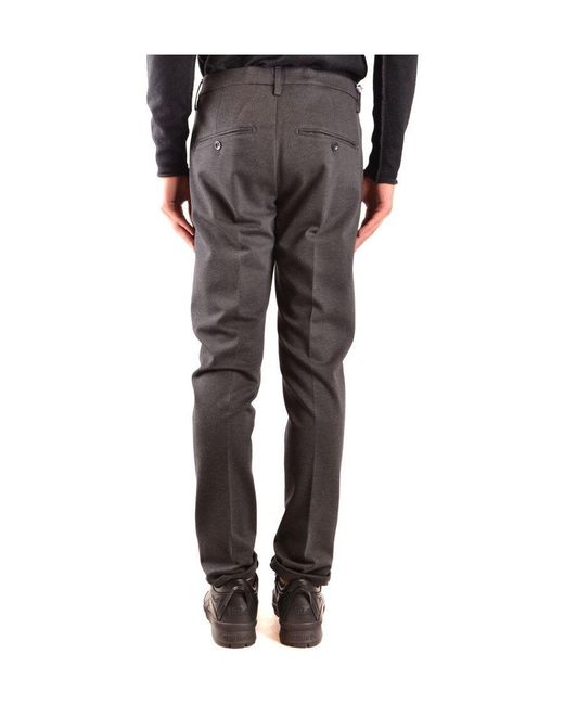Dondup Gray Trousers for men