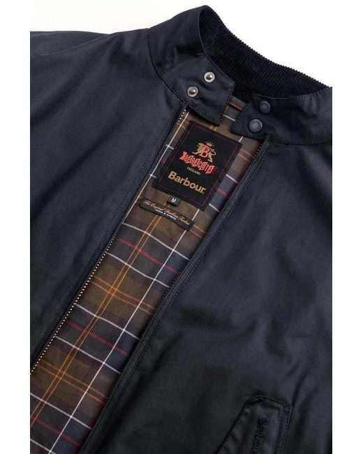 Barbour Black X Baracuta Ma-1 Harrington Jacket for men