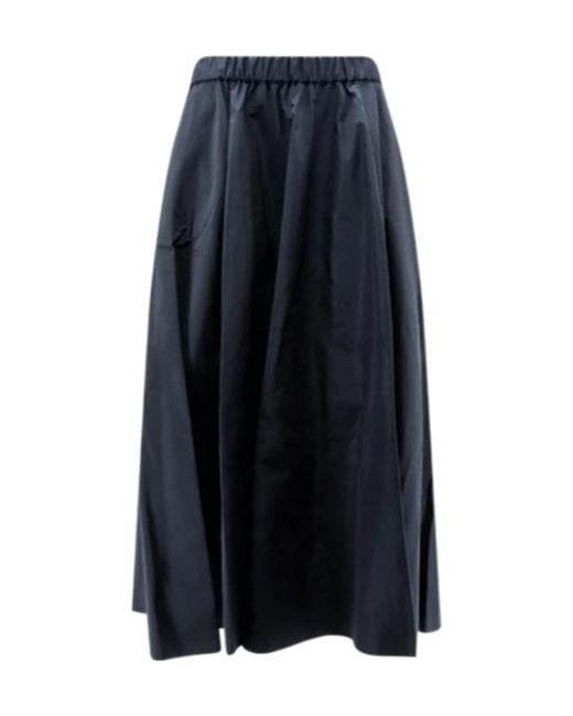 Aspesi Blue Logo Skirt