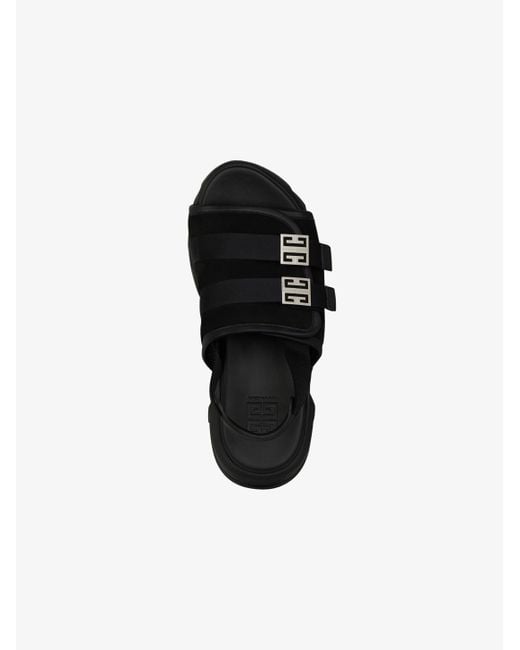 Givenchy Black 4G Marshmallow Sandals