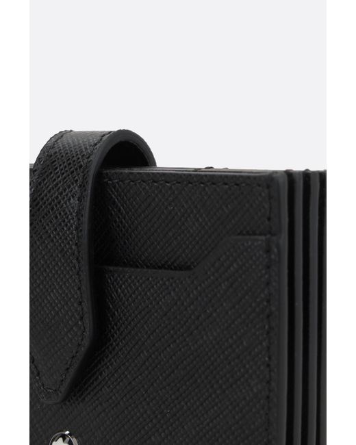 Montblanc Black Meisterstück Press-Stud Cardholder for men