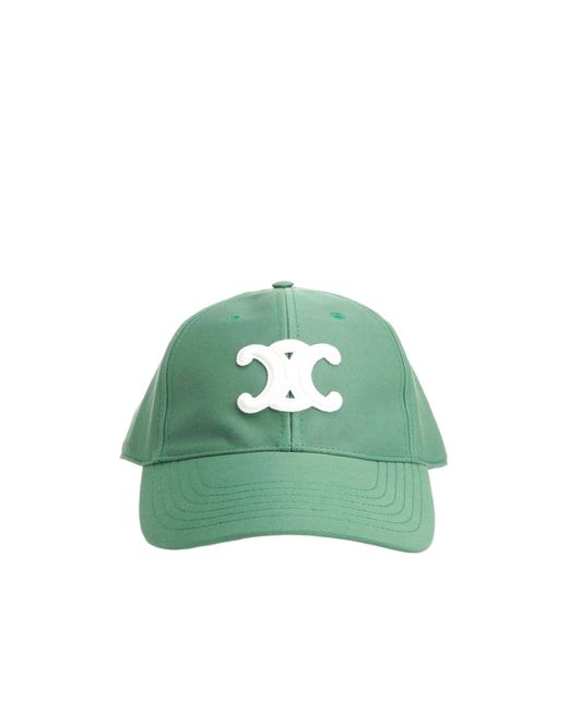 Céline Green Triomphe Baseball Cap for men