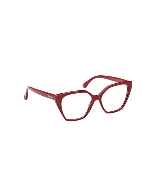 Max Mara Multicolor Geometric Frame Glasses