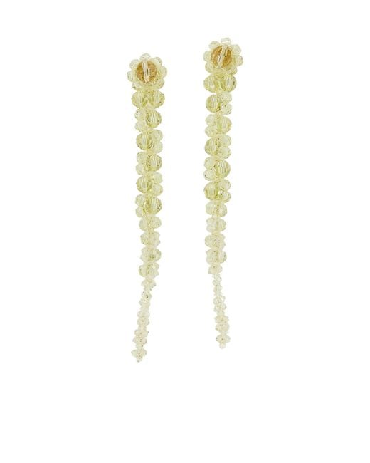 Simone Rocha Metallic Teardrop-Shaped Decorative Earrings