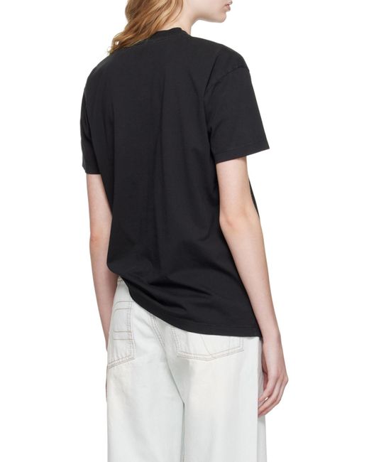 Eytys Black Graphic T-Shirt for men