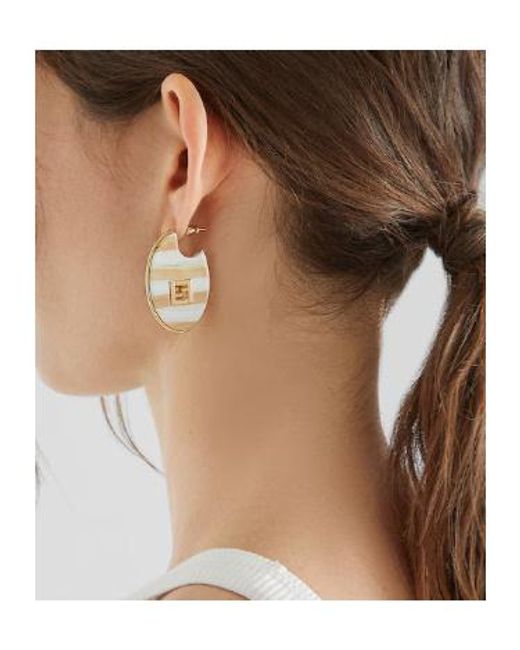 Fendi Metallic Forever Earrings