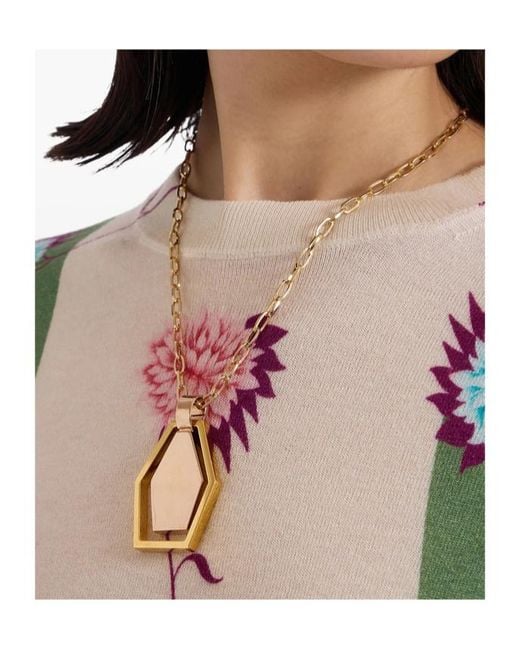 LaDoubleJ White Pendant Necklace