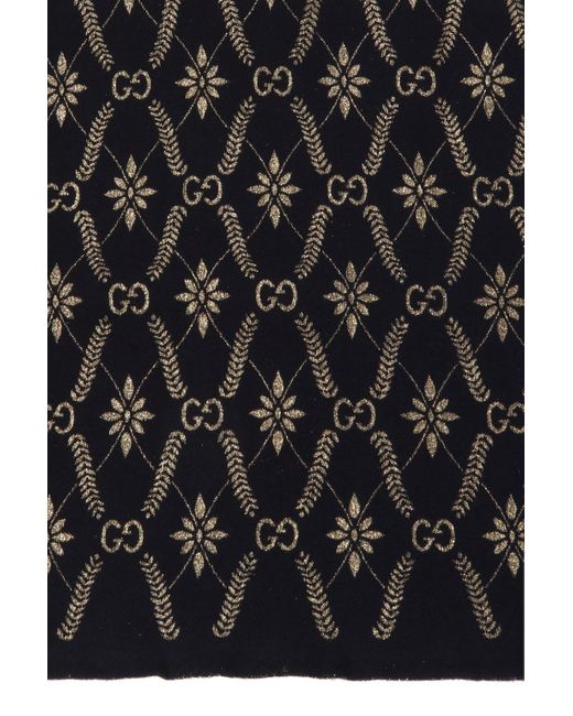 Gucci Black Scarf
