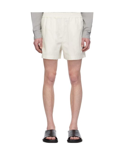 Studio Nicholson Natural Elio Track Shorts for men