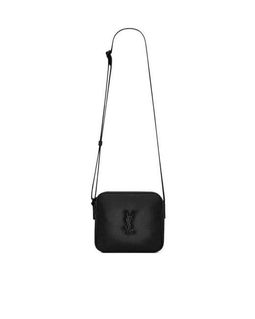 Saint Laurent White Niki Zip-Up Camera Bag for men