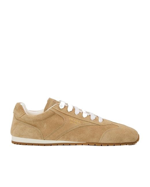 Prada Natural Low-Top Trainers