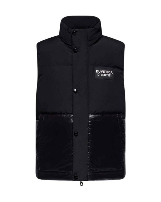 Duvetica Blue Ughetti Quilted Jacket for men