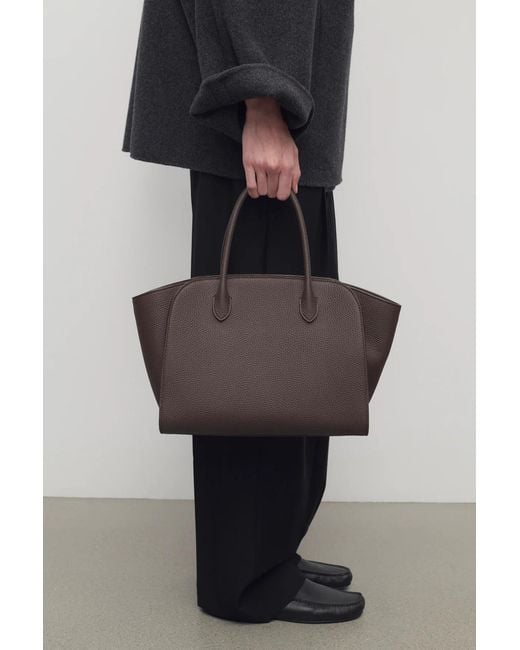The Row Brown Marlo 12 Tote Bag