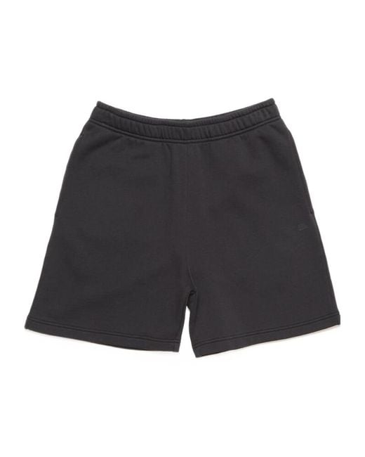 Acne Black Fleece Track Shorts for men