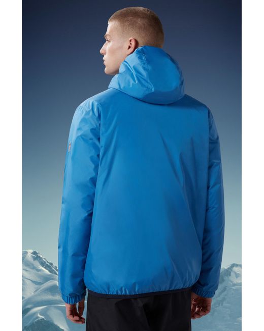 Moncler Blue Rosiere Reversible Down Jacket for men