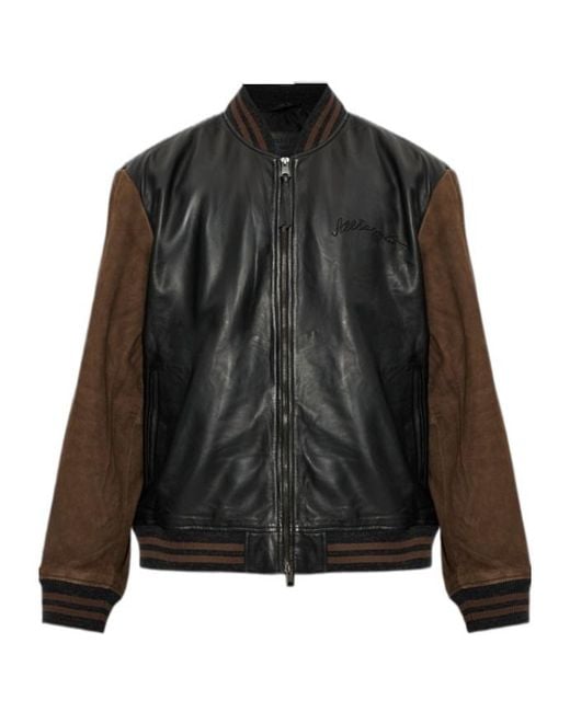 AllSaints Black Long-Sleeve Jacket for men