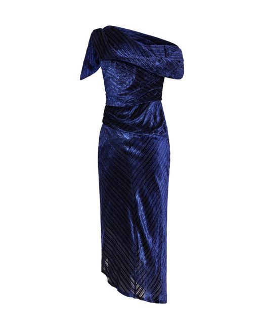 Isabel Marant Blue Cyane Asymmetric Dress