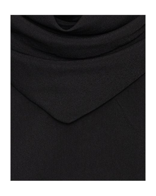 ROTATE BIRGER CHRISTENSEN Black Long-Sleeve T-Shirt