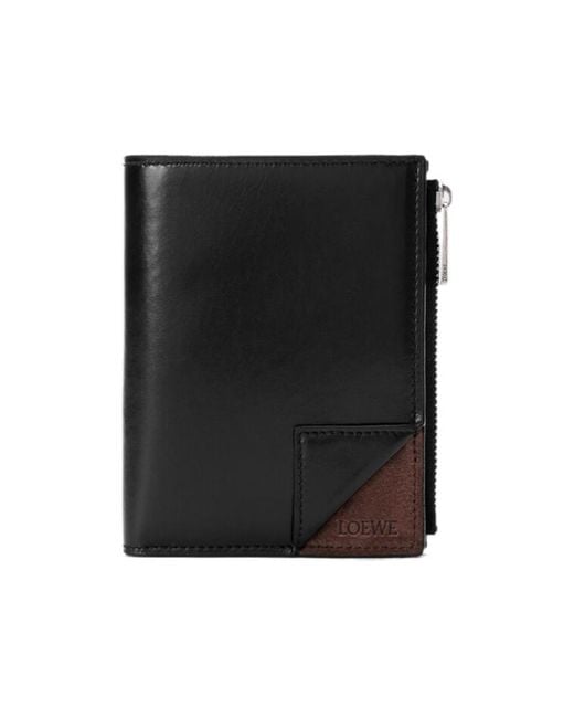 Loewe Black Switch Slim Compact Wallet for men