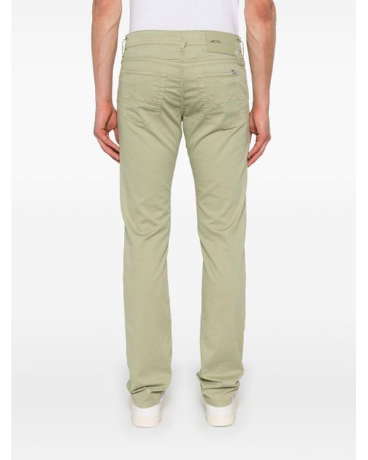 Jacob Cohen Green Bard Trousers for men