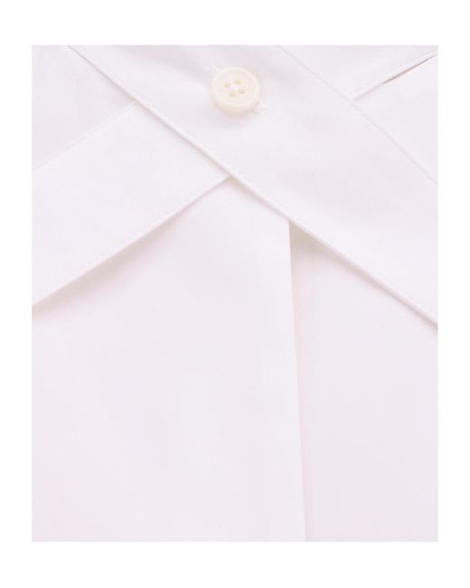 Off-White c/o Virgil Abloh Pink Belted Buttoned Long-Sleeved Shirt