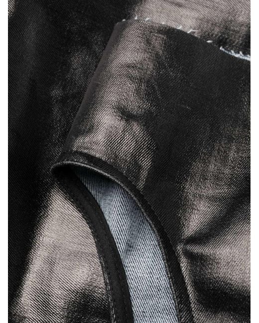 Rick Owens Black Athena One-Shoulder Gown