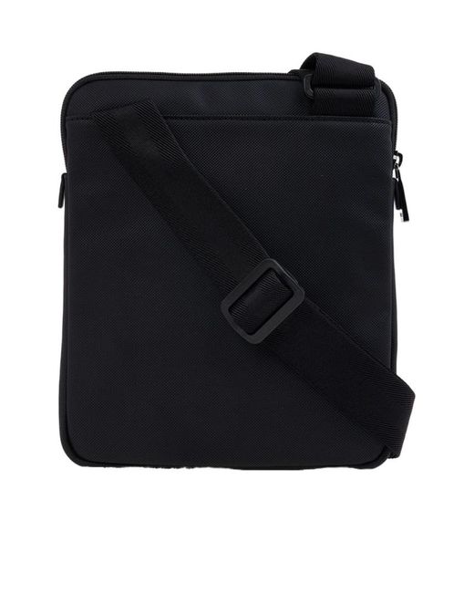 Boss Black Logo-Plaque Messenger Bag for men