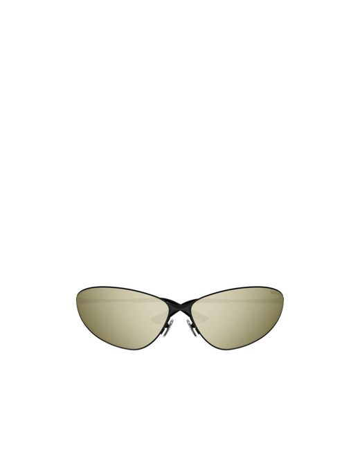 Balenciaga White Eyewear Cat-Eye Frame Sunglasses for men