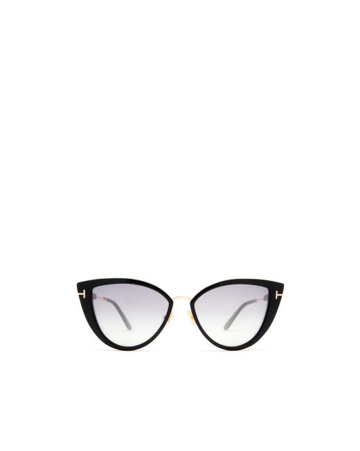 Tom Ford White Geometric Sunglasses