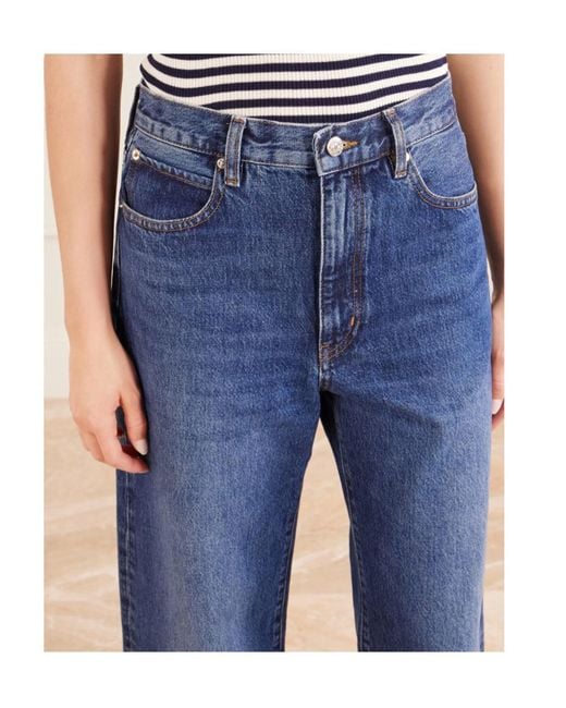 FRAME Blue Jeans With Belt Loops