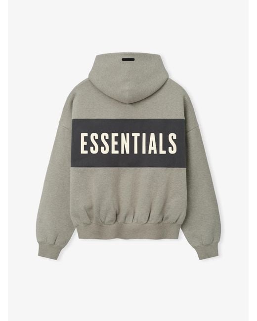 Fear Of God Gray Long-Sleeve Hoodie for men