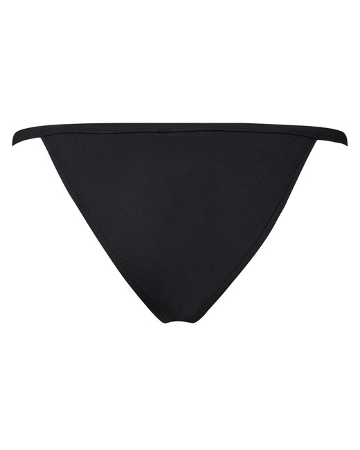 Versace Black Stylish Bikini Bottoms