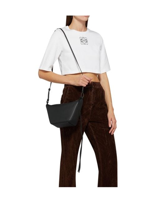 Loewe Black Thin Shoulder Strap Shoulder Bag