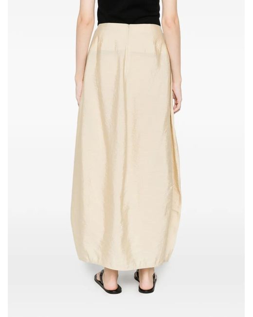 Totême Natural Totême Slit-Detailed Midi Skirt