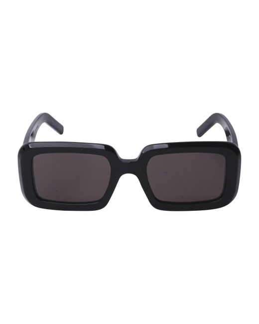 Saint Laurent Black Square-Frame Tinted Sunglasses for men