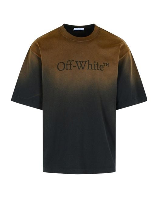 Off-White c/o Virgil Abloh Black 'Laundry Skate' Cotton T-Shirt for men