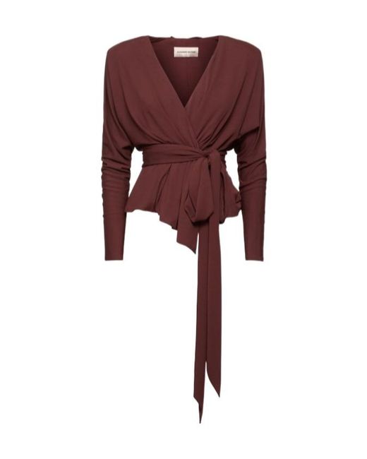 Alexandre Vauthier Purple Long-Sleeved Casual Jacket