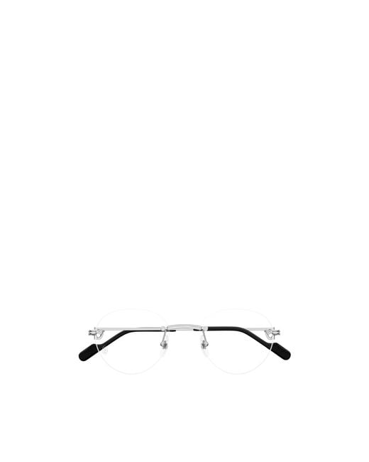 Cartier Multicolor Round Frameless Glasses