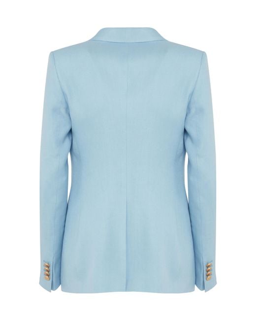 Tagliatore Blue Parigi Double Breasted Tailored Blazer