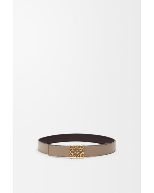 Loewe White Reversible Anagram Belt