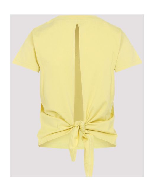 Givenchy Yellow Back Bow Crewneck T-Shirt