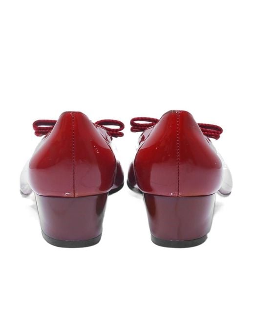 Ferragamo Red Bow-Tie High Heels
