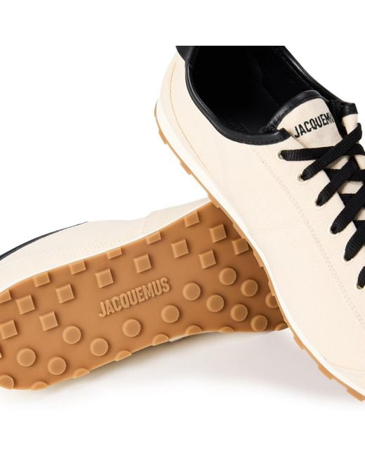 Jacquemus Natural Low-Top Woven Casual Shoes for men