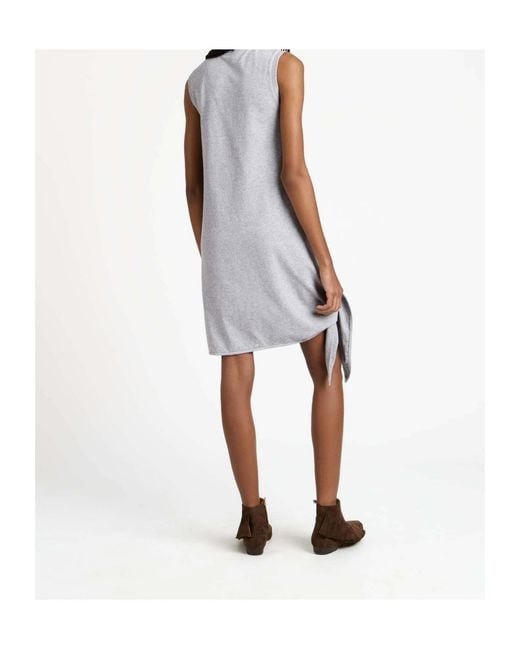J.W. Anderson Gray Jw Anderson Tie-Hem Sleeveless Dress