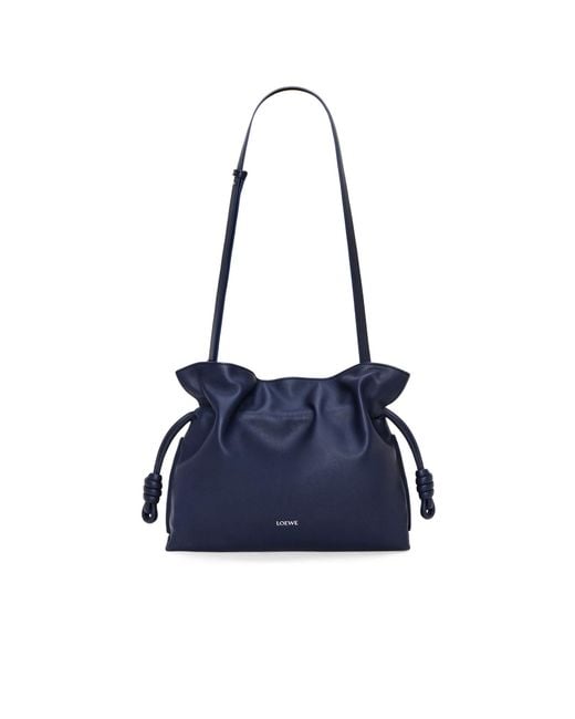 Loewe Blue Leather Flamenco Purse